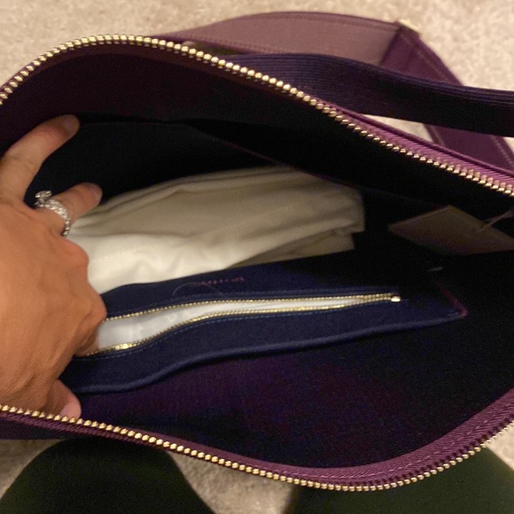 NIB Rothys Dark Aubergine Mini Zip Bucket - Picture 3 of 5